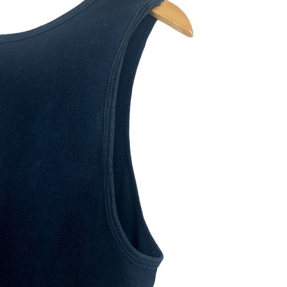 MACKLEMORE MEN'S Black Concert Logo Band Tank Top White Print US S - Picture 9 of 10